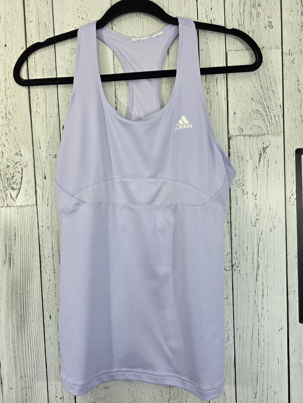 Adidas Climalite Lavender Racerback Athletic Tank Built-In Bra Size M Approx.